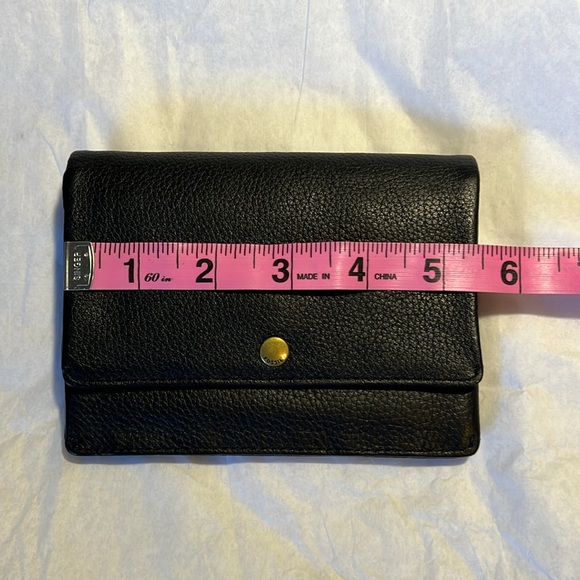 NWOT FOSSIL black cowhide leather wallet - Picture 6 of 7